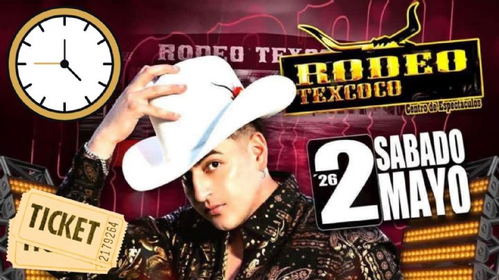 Moy Bobadilla en el Rodeo Texcoco 2026: ¿A qué hora empieza el concierto HOY 2 de mayo y cuánto cuestan los boletos?