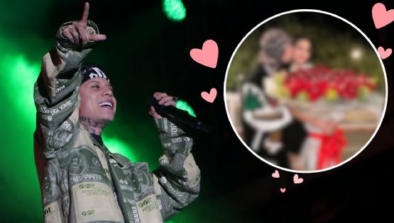 Santa Fe Klan sorprende a su novia, Camila Zamorano con gran ramo buchón | FOTO