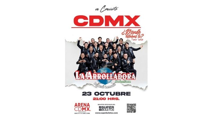 La Arrolladora Banda El Limón hará historia en la Arena CDMX
