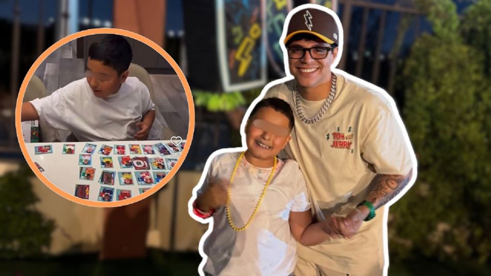Hijo de Eduin Caz ofrece boletos de Grupo Firme a cambio de estampa.