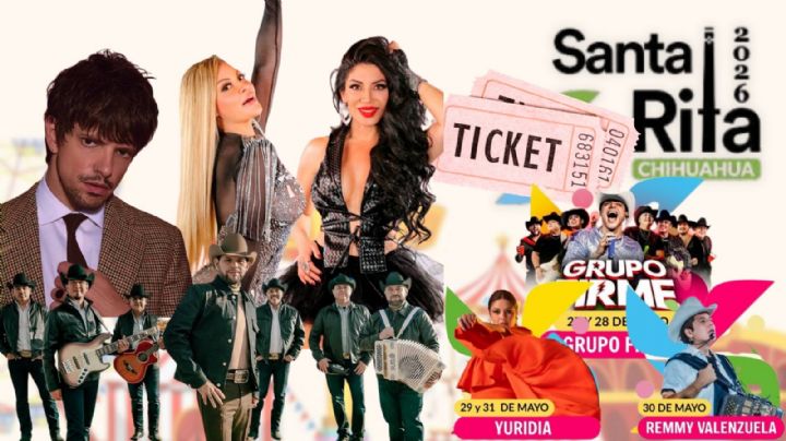 Feria Santa Rita Chihuahua 2026: Cartelera de artistas que darán concierto esta semana, del 26 al 31 de mayo