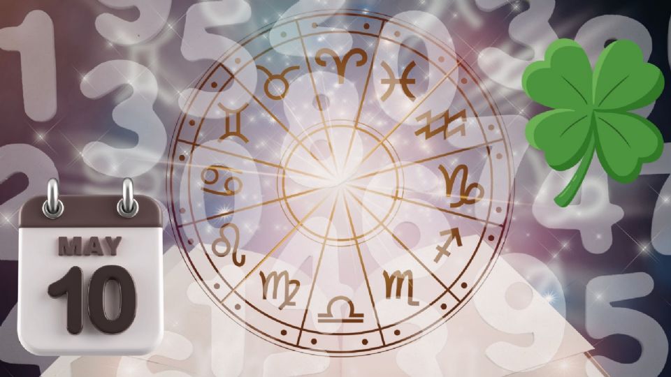 Números de la suerte del 10 de mayo para cada signo zodiacal.