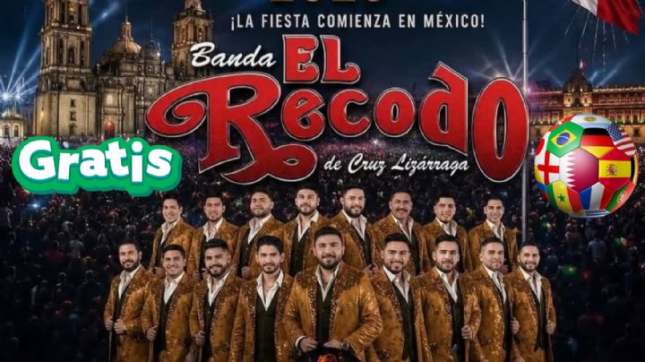 Banda El Recodo GRATIS en la CDMX: ¿A qué hora dará inicio su concierto en el Zócalo?