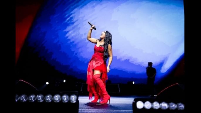 Ángela Leiva celebró su primer Movistar Arena con sold out