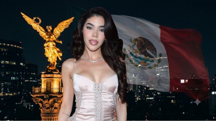 Kenia Os sorprende al festejar triunfo de México en el Ángel de la Independencia | VIDEO