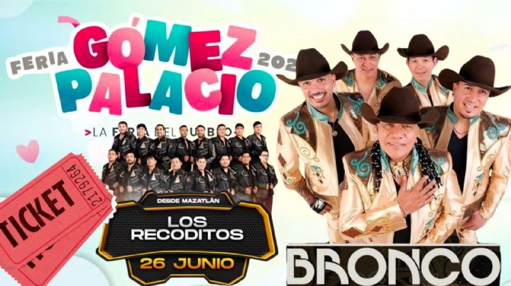 Expo Feria Gómez Palacio 2026: Cartelera de artistas que se presentarán HOY 26 de junio en Durango; precios