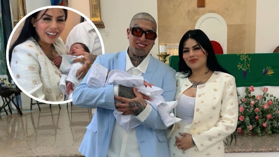 Mona y Geros presentan oficialmente a su bebé frente a las cámaras