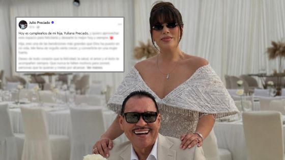 Julio Preciado felicita a su hija con emotivo mensaje: “Eres una de las bendiciones más grandes”