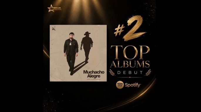 Nuevo disco de Luis R Conriquez debuta en el Top Ten Global de Spotify