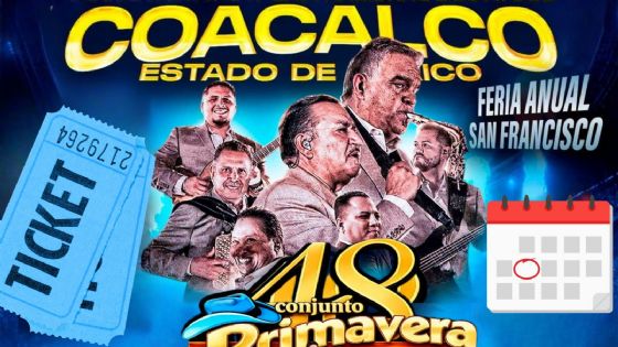 Conjunto Primavera dará concierto en Coacalco, EDOMEX 2026: Fecha, sede y precio de los boletos