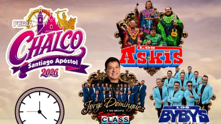 Feria de Chalco 2026: ¿Qué artistas darán concierto GRATIS HOY 24 de julio en el EDOMEX? Programa completo