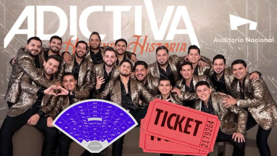 Boletos para el concierto de La Adictiva en el Auditorio Nacional 2027