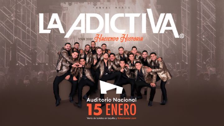 Banda La Adictiva por primera vez en el Auditorio Nacional 2027: Conoce todos los detalles del "Haciendo Historia Tour"