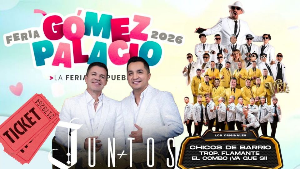 Artistas que se presentarán HOY en la Expo Feria Gómez Palacio 2026
