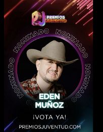 Foto descriptiva de: Edén Muñoz recibe nominación en Premios Juventud 2026