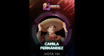 Premios Juventud nominan en dos categorías a Camila Fernández