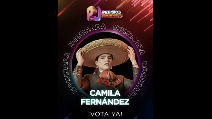 Premios Juventud nominan en dos categorías a Camila Fernández