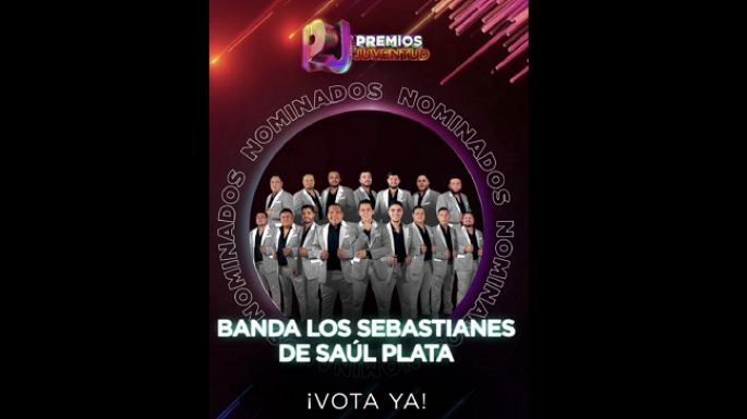 Los Sebastianes reciben felices nominación de Premios Juventud 2026
