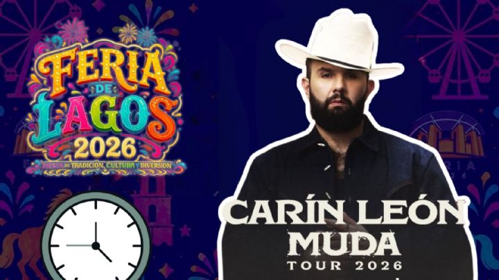 ¿Feria Lagos de Moreno 2026: ¿A qué hora empieza el concierto de Carín León HOY 31 de julio? Programa completo
