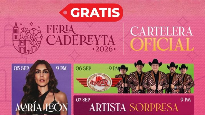 Feria Cadereyta 2026: Estos son todos los artistas que se presentarán totalmente GRATIS en Querétaro