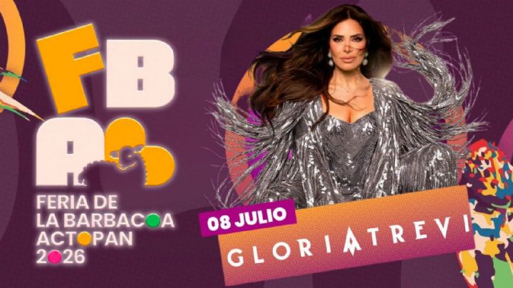 Feria de la Barbacoa Actopan 2026: ¿A qué hora empieza el concierto de Gloria Trevi HOY 8 de julio en Hidalgo? Programa completo