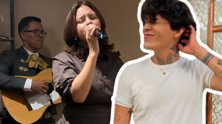 Kunno rompe el silencio sobre el supuesto embarazo de Ángela Aguilar: "Es normal" | VIDEO