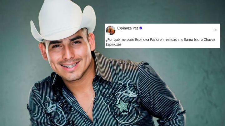 Espinoza Paz revela el emotivo significado de su nombre artístico: “Viene de mi madre”
