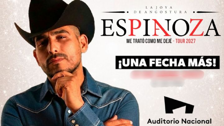Espinoza Paz anuncia nueva fecha en el Auditorio Nacional 2027: Cuándo y venta de los boletos