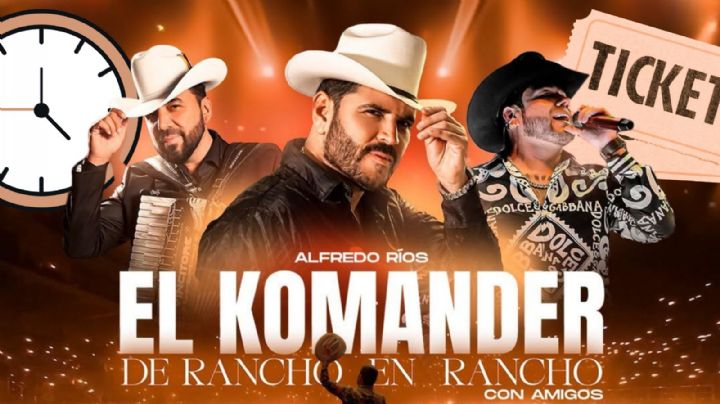 El Komander en la Arena CDMX 2026: Horarios, rutas, boletos y artistas invitados al concierto HOY 27 de agosto
