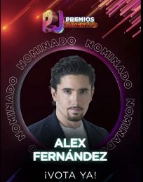 Foto descriptiva de: Alex Fernández competirá en una categoría de Premios Juventud 2026