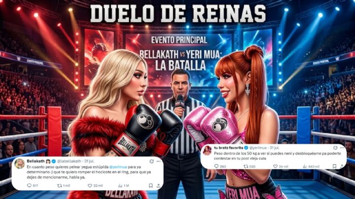 Bellakath reta públicamente a Yeri Mua a subirse al ring: "Te quiero romper el hocicote"