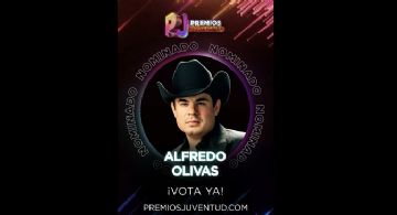 Premios Juventud le otorgan a Alfredo Olivas 3 nominaciones