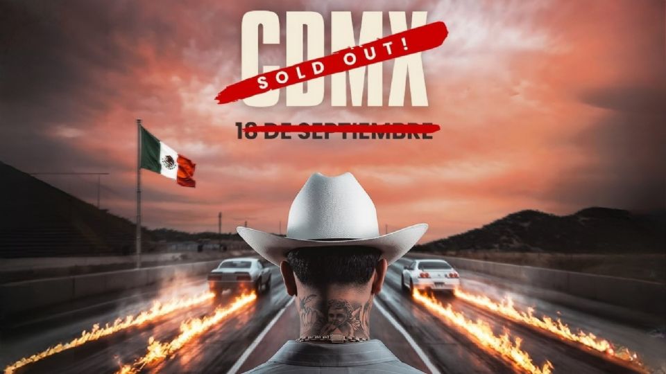 Natanael Cano logra Sold Out en CDMX y anuncian segunda fecha