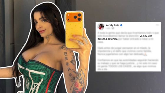 Karely Ruiz revela que ya hay un detenido por el asalto en su domicilio y asegura “Faltan 5"