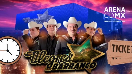 Los Alegres del Barranco en la Arena CDMX 2026: ¿A qué hora empieza el concierto HOY 7 de agosto?