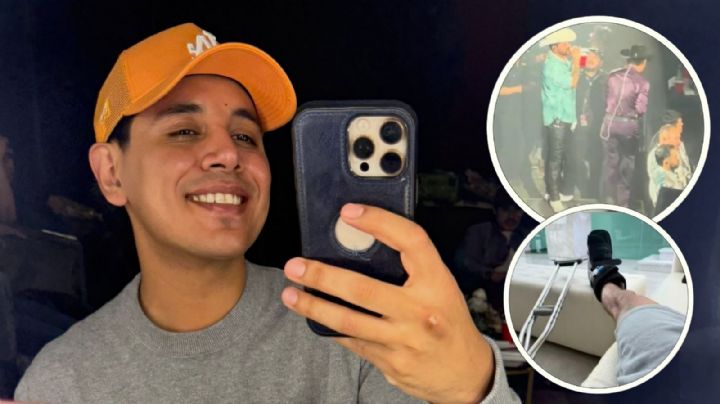 Johnny Caz sufre tremenda caída en pleno concierto y reporta un esguince de segundo grado | VIDEO