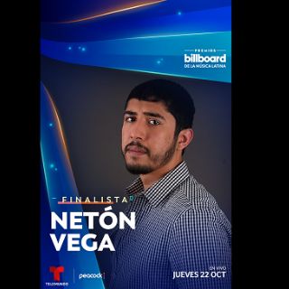 Netón Vega, finalista en los Premios Billboard de la Música Latina