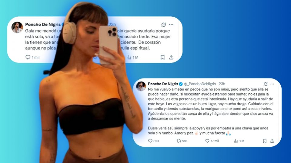 Gala Montes responde a los mensajes de preocupación de Poncho De Nigris y sorprende con nuevo look