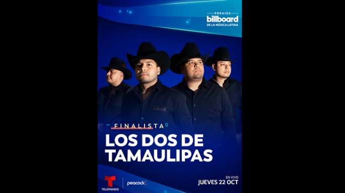 Los Dos de Tamaulipas contenderán en Premios Billboard de la Música Latina
