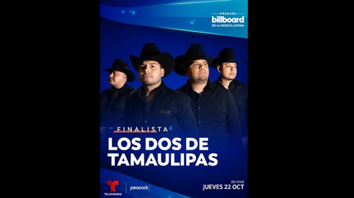Los Dos de Tamaulipas contenderán en Premios Billboard de la Música Latina