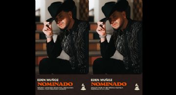 Edén Muñoz va por partida doble a los Latin Grammy