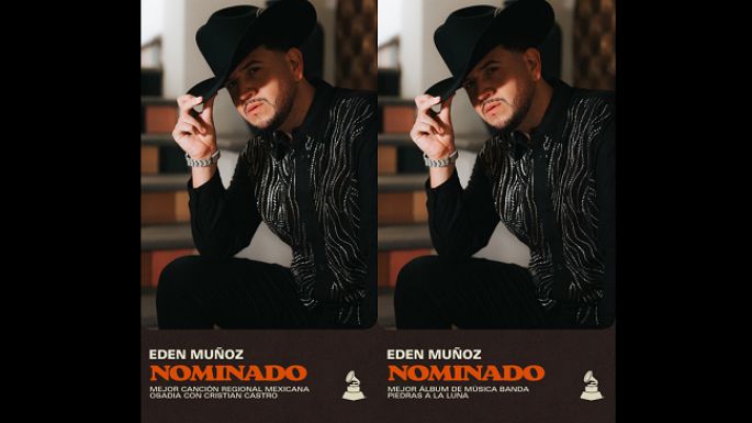 Edén Muñoz va por partida doble a los Latin Grammy