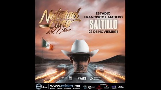 Natanael Cano anuncia su llegada a Saltillo