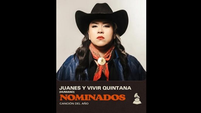 Vivir Quintana compite en el Latin Grammy por la canción “Humano”