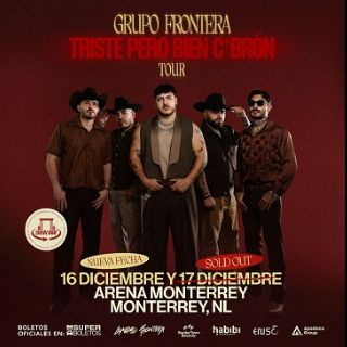 ¡Grupo Frontera agota boletos en 30 minutos!