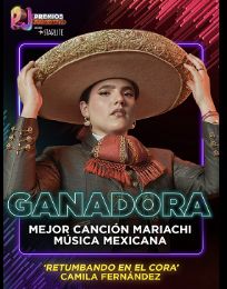 Foto descriptiva de: Camila Fernández conquista Premios Juventud 2026