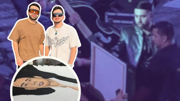 Los Parras reciben emotivo cuadro con la imagen de Carlos Parra y conmueven las redes sociales | VIDEO